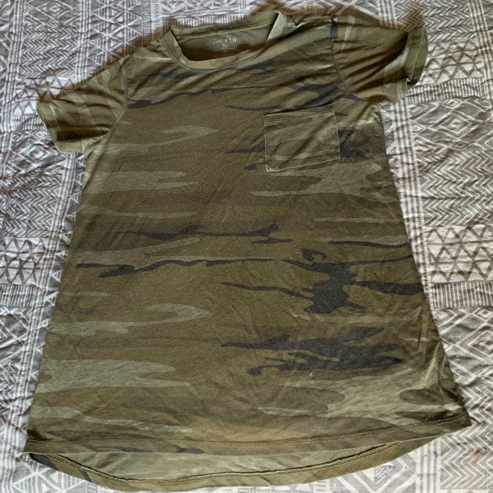 Camo pocket tee